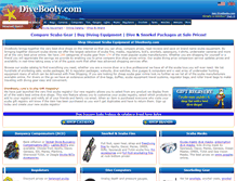 Tablet Screenshot of divebooty.com